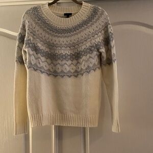 Talbots Cream Knit Sweater